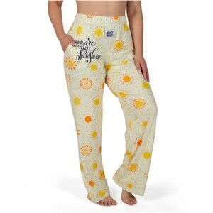 Brief Insanity You Are My Sunshine Yellow Pijama Pants Size M